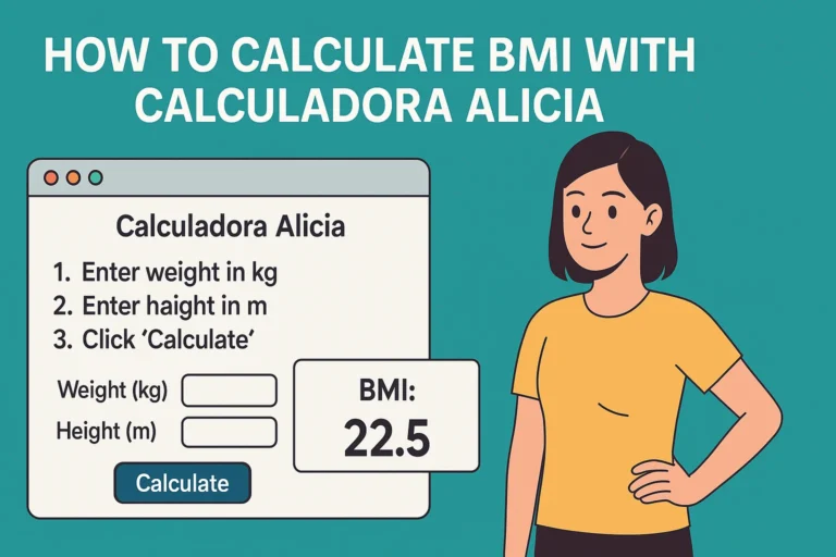 Cómo calcular IMC con calculadora Alicia